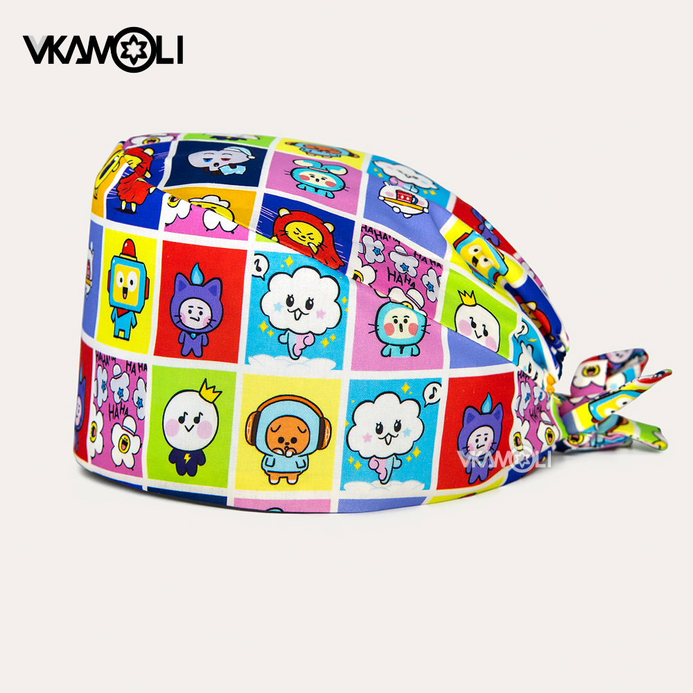 Medical Lab Notes - Musical note Print Scrubs Hats Laboratory