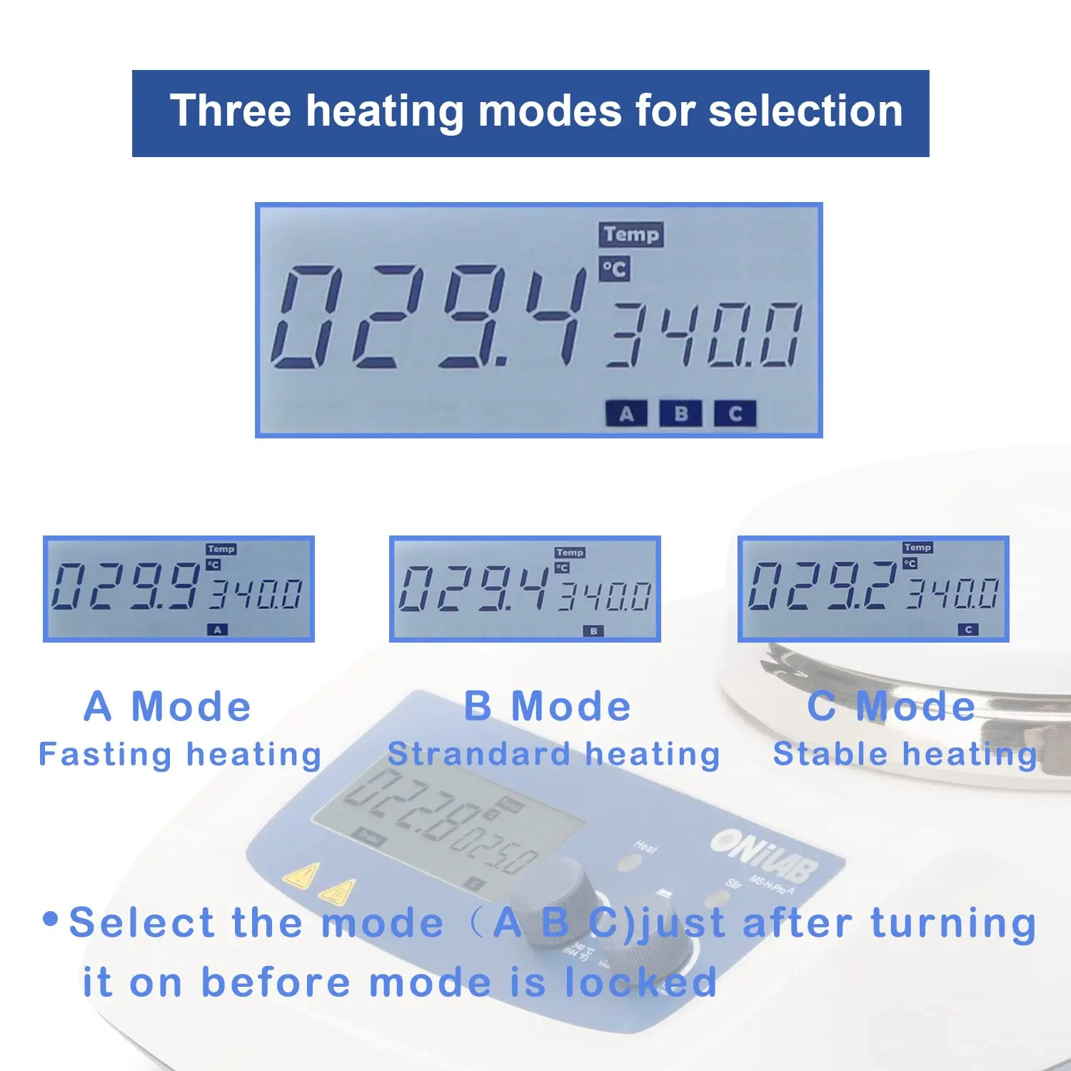 ONiLAB 340C Magnetic Hotplate  - Magnetic Stirrer Hotplate reseña y precio