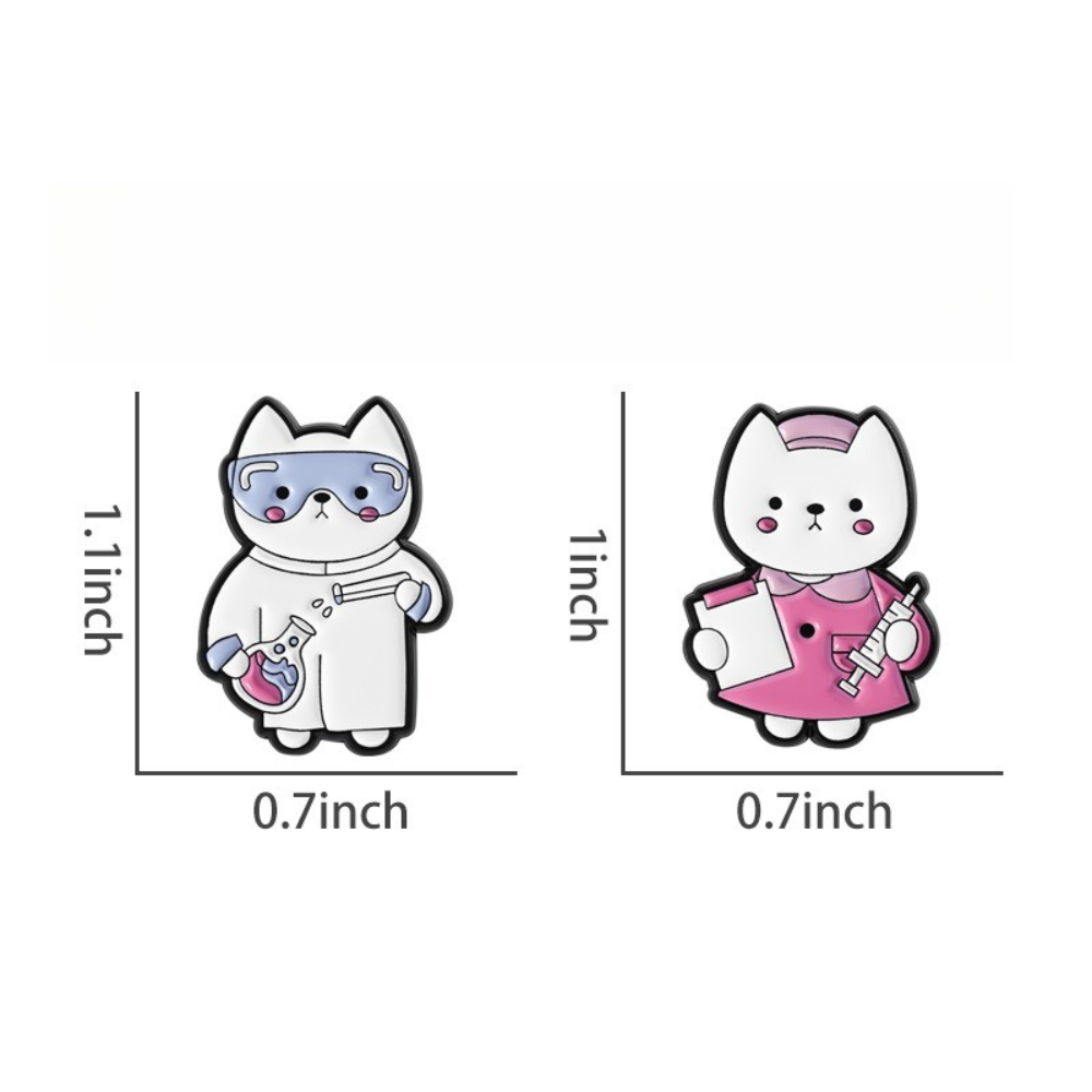 Cute Cat Nurse Lab Worker Broo - Medical Lab Images reseña y precio