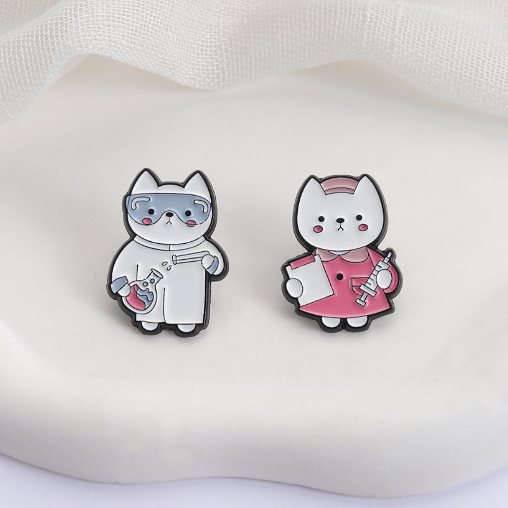 Cute Cat Nurse Lab Worker Broo - Medical Lab Images reseña y precio