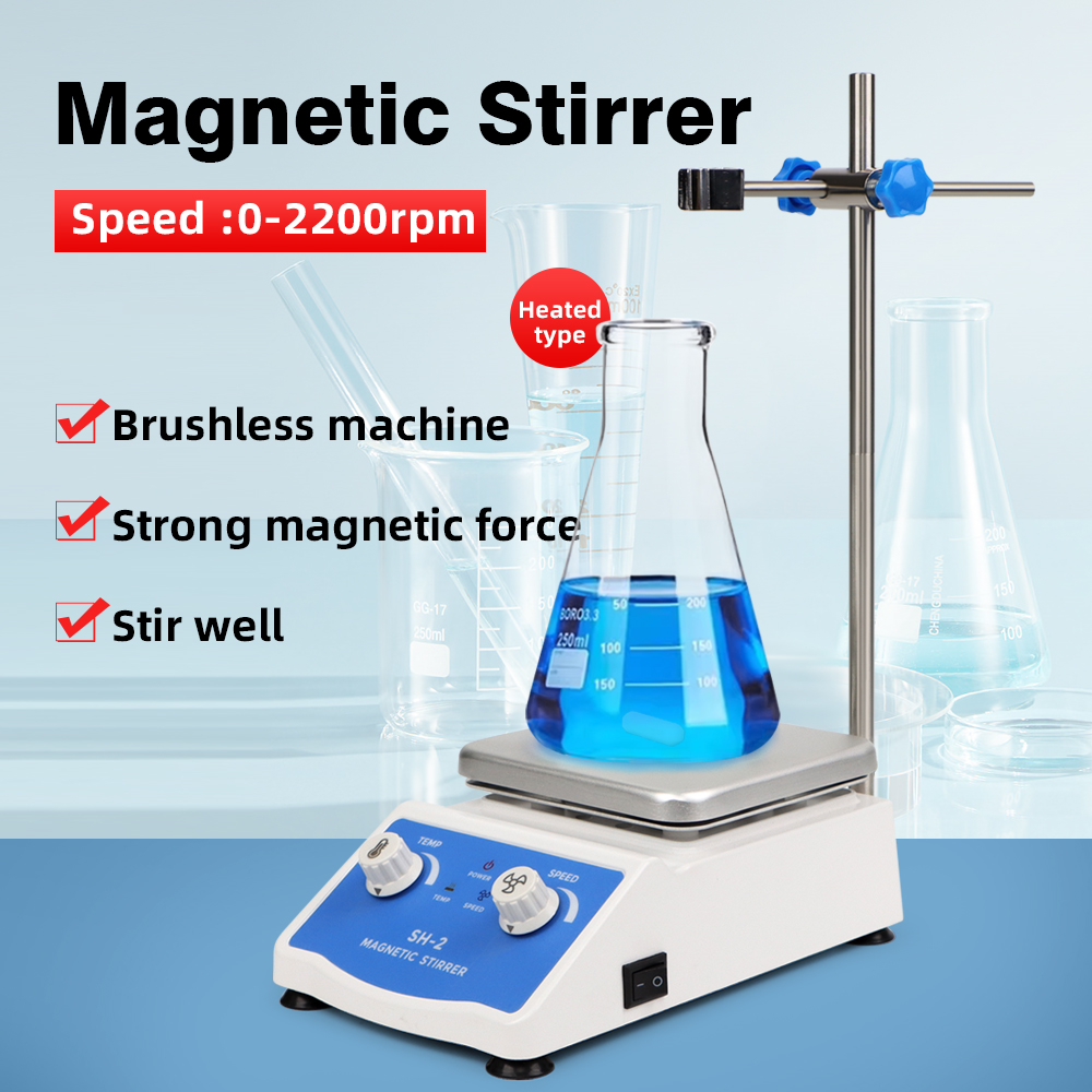 SH-2 Heating Magnetic Stirrer  - Magnetic Stirrer Hotplate reseña y precio
