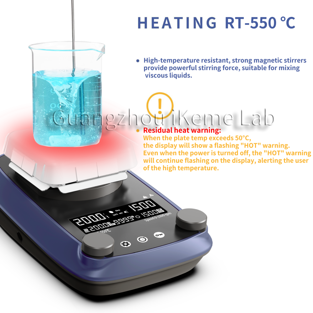 IKEME LCD Digital Display Magn - Magnetic Stirrer Hotplate reseña y precio