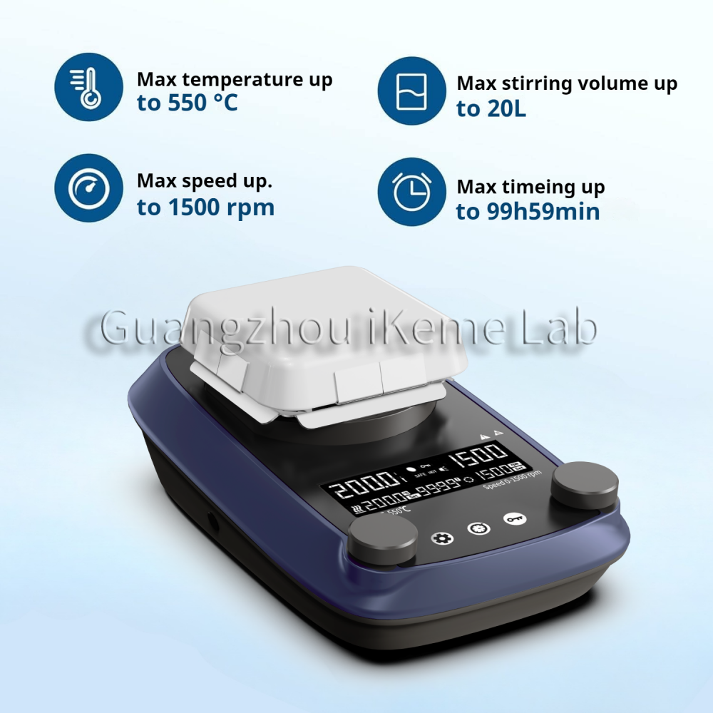 IKEME LCD Digital Display Magn - Magnetic Stirrer Hotplate reseña y precio