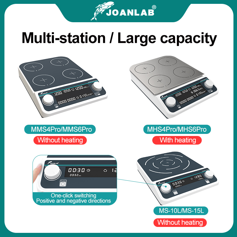 JOANLAB Multiple Magnetic Stir - Magnetic Stirrer Hotplate reseña y precio