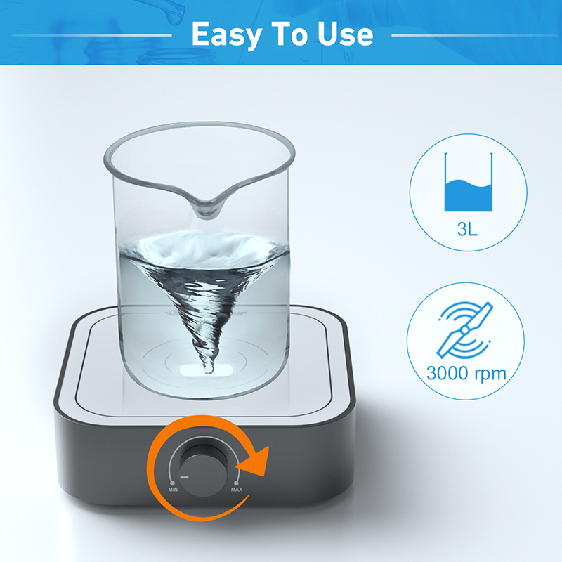 WESTTUNE Rechargeable 3000rpm  - Magnetic Stirrer Hotplate reseña y precio